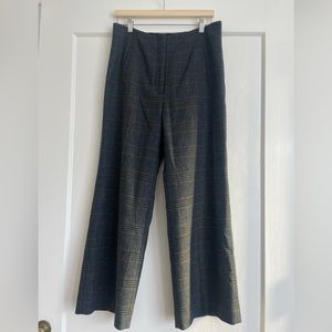 Veronica Beard Wide Leg Wool Pants